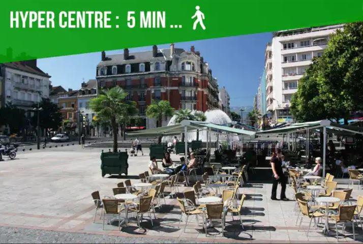 La Dolce Vita -T2 52M2- Dernier Etage- Terrasse-Parking-Wifi Fibre Apartman Tarbes Kültér fotó