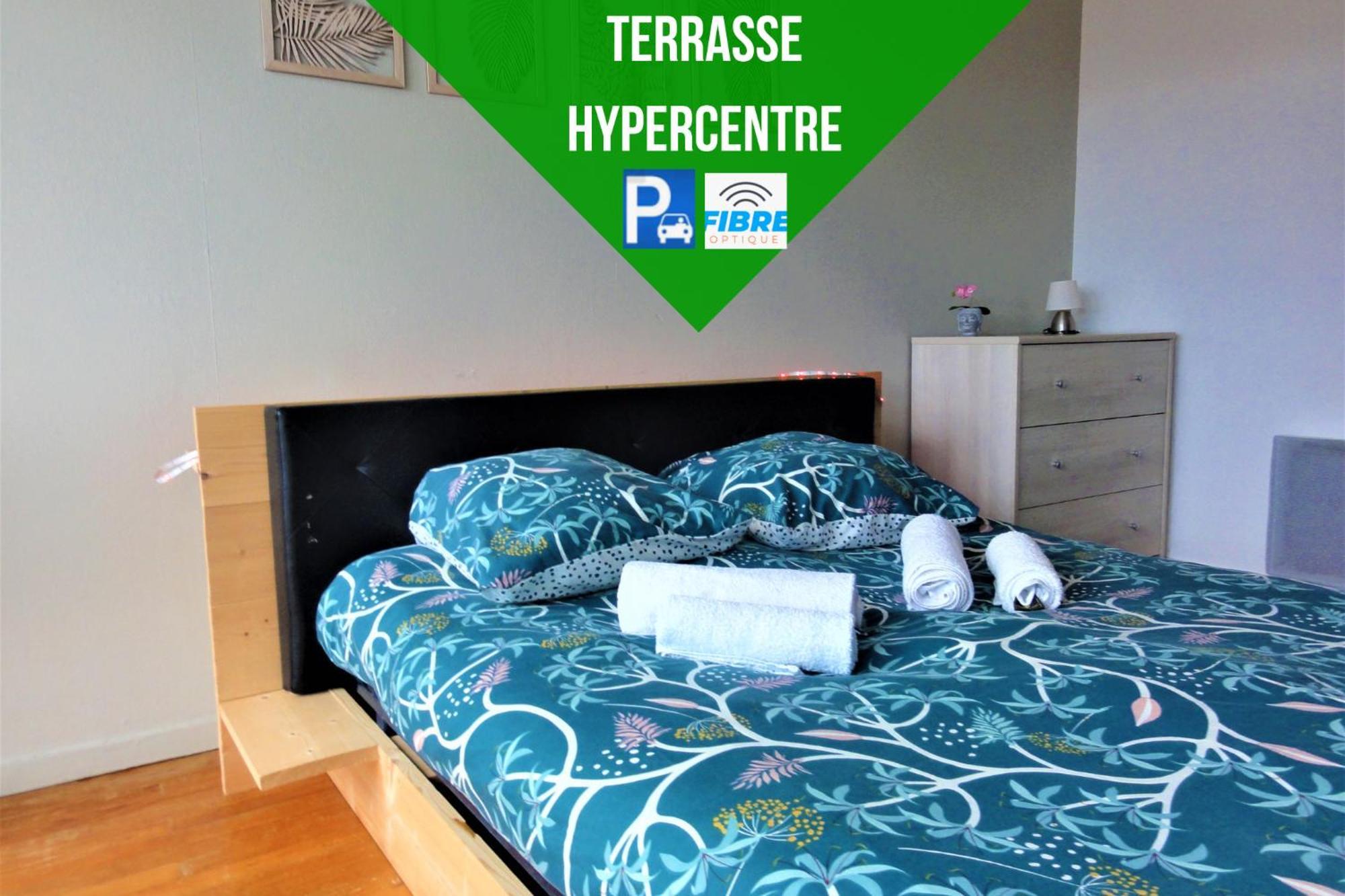 La Dolce Vita -T2 52M2- Dernier Etage- Terrasse-Parking-Wifi Fibre Apartman Tarbes Kültér fotó